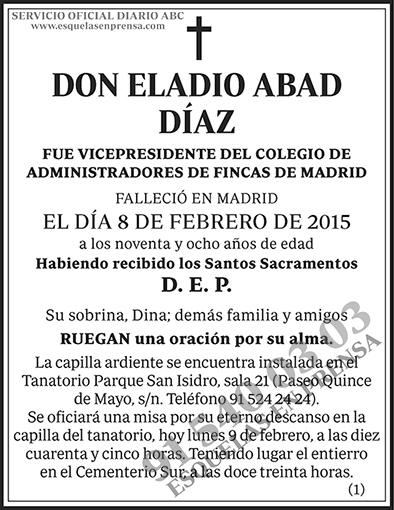 Eladio Abad Díaz